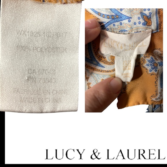 OkLucy & Laurel blouse for women, size XL, 100% polyester - Picture 4 of 7